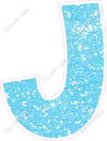 KG 12" Individuals - Baby Blue Sparkle J