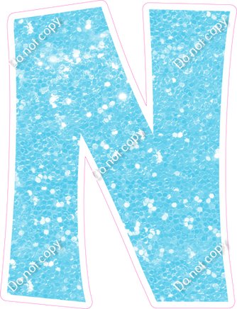 KG 12" Individuals - Baby Blue Sparkle N