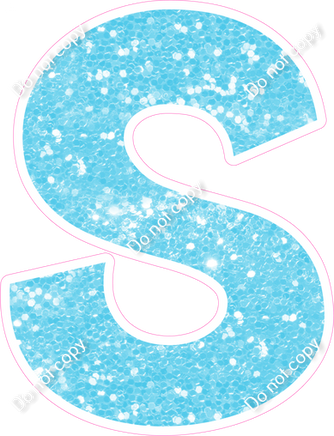 KG 12" Individuals - Baby Blue Sparkle S