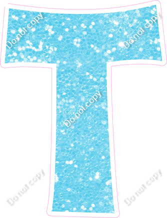KG 12" Individuals - Baby Blue Sparkle T