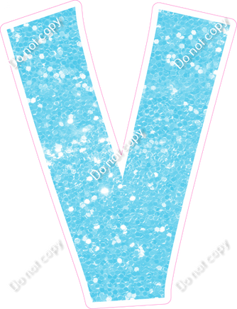 KG 12" Individuals - Baby Blue Sparkle V