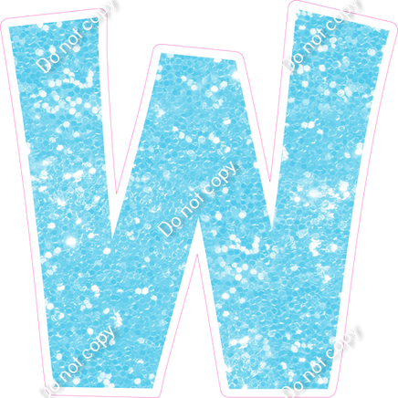 KG 12" Individuals - Baby Blue Sparkle W