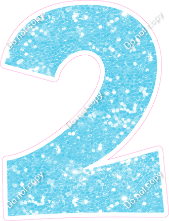 KG 12" Individuals - Baby Blue Sparkle 2