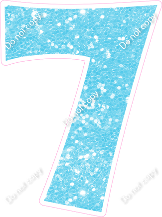 KG 12" Individuals - Baby Blue Sparkle 7