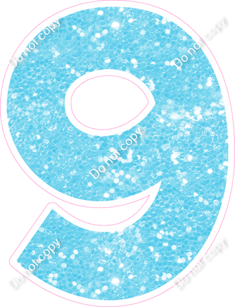 KG 12" Individuals - Baby Blue Sparkle 9