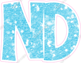 KG 12" Individuals - Baby Blue Sparkle ND