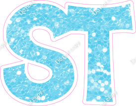 KG 12" Individuals - Baby Blue Sparkle ST