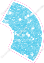KG 12" Individuals - Baby Blue Sparkle Apostrophe