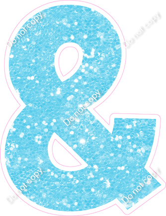 KG 12" Individuals - Baby Blue Sparkle &