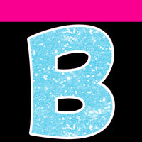 Sparkle - 12" KG 83 pc Alphabet Sets Sparkle Baby Blue