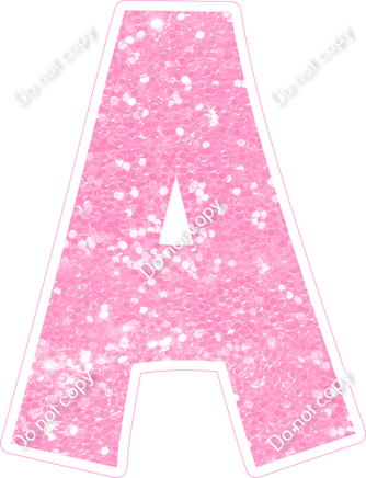 KG 12" Individuals - Baby Pink Sparkle A