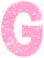 KG 12" Individuals - Baby Pink Sparkle G