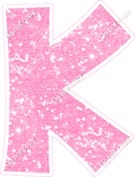 KG 12" Individuals - Baby Pink Sparkle K
