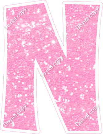 KG 12" Individuals - Baby Pink Sparkle N