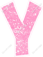 KG 12" Individuals - Baby Pink Sparkle Y