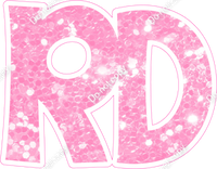 KG 12" Individuals - Baby Pink Sparkle RD