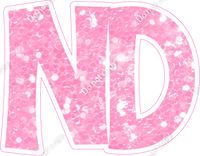 KG 12" Individuals - Baby Pink Sparkle ND