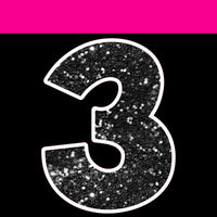 Sparkle - 12" KG 43 pc Number Sets
