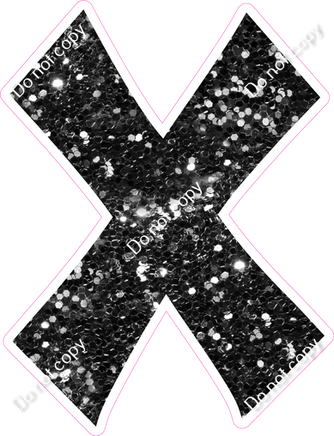 KG 12" Individuals - Black Sparkle X