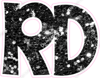 KG 12" Individuals - Black Sparkle RD