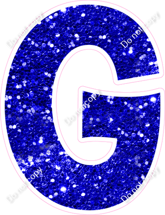 KG 12" Individuals - Blue Sparkle G