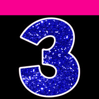 Sparkle - 12" KG 43 pc Number Sets