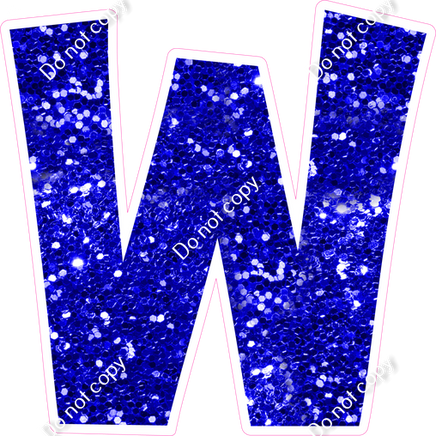 KG 12" Individuals - Blue Sparkle W