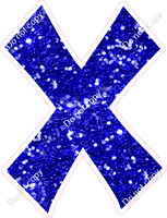 KG 12" Individuals - Blue Sparkle X