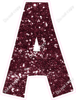 KG 12" Individuals - Burgundy Sparkle A
