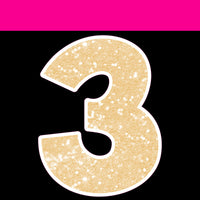 Sparkle - 12" KG 43 pc Number Sets