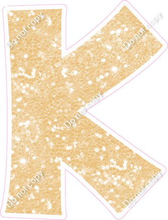 KG 12" Individuals - Champagne Sparkle K