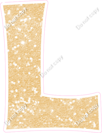 KG 12" Individuals - Champagne Sparkle L