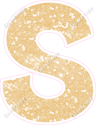 KG 12" Individuals - Champagne Sparkle S