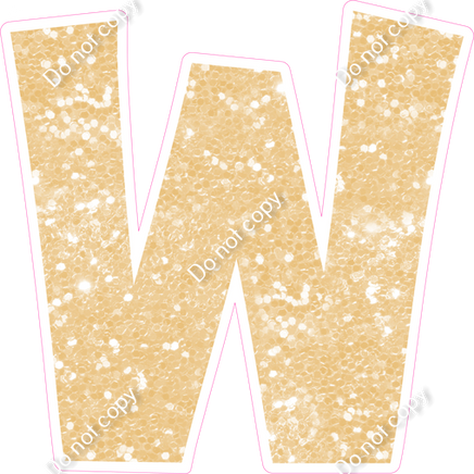 KG 12" Individuals - Champagne Sparkle W