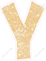 KG 12" Individuals - Champagne Sparkle Y