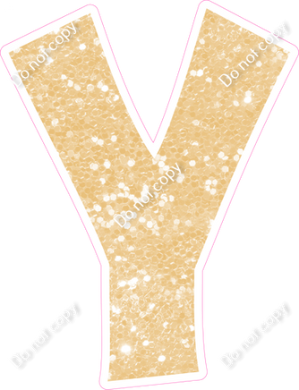 KG 12" Individuals - Champagne Sparkle Y