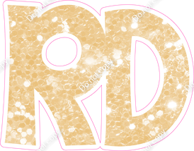 KG 12" Individuals - Champagne Sparkle RD