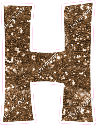 KG 12" Individuals - Chocolate Sparkle H