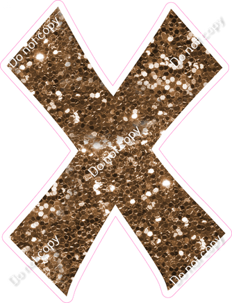 KG 12" Individuals - Chocolate Sparkle X