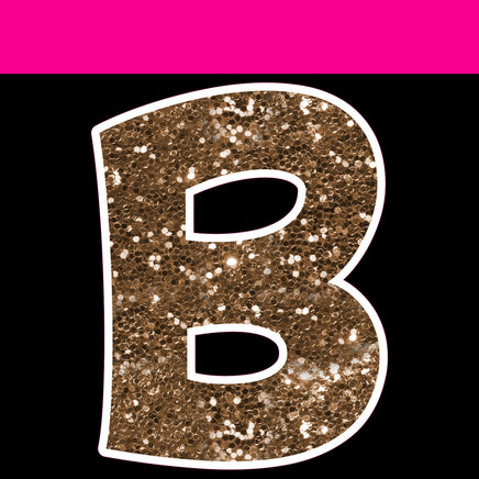 Sparkle - 12" KG 83 pc Alphabet Sets Sparkle Chocolate