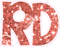 KG 12" Individuals - Coral Sparkle RD