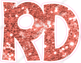 KG 12" Individuals - Coral Sparkle RD