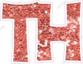 KG 12" Individuals - Coral Sparkle TH