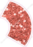 KG 12" Individuals - Coral Sparkle Apostrophe