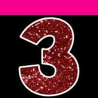 Sparkle - 12" KG 43 pc Number Sets