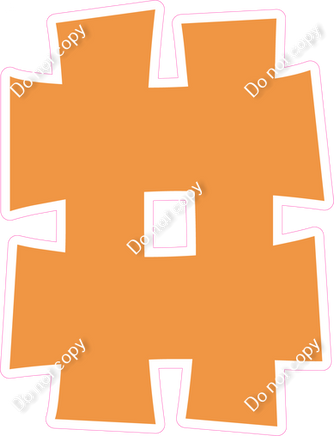 KG 12" Individuals - Flat Amber #