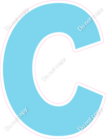 KG 12" Individuals - Flat Baby Blue C