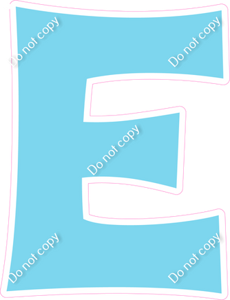 KG 12" Individuals - Flat Baby Blue E