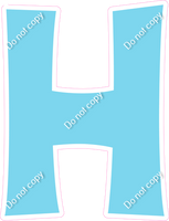 KG 12" Individuals - Flat Baby Blue H