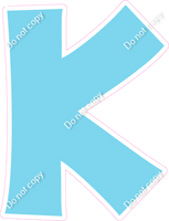 KG 12" Individuals - Flat Baby Blue K